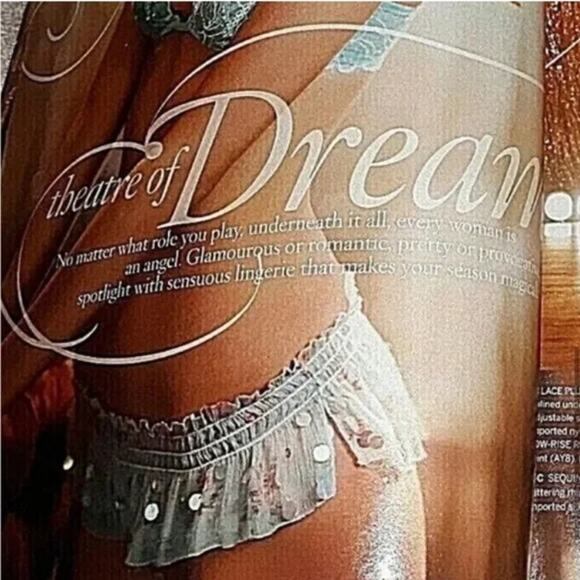 Md NWT Y2K VTG Victorias Secret 2004 Rare Silk Sequin Rose Panty Floral Lingerie - Picture 2 of 8